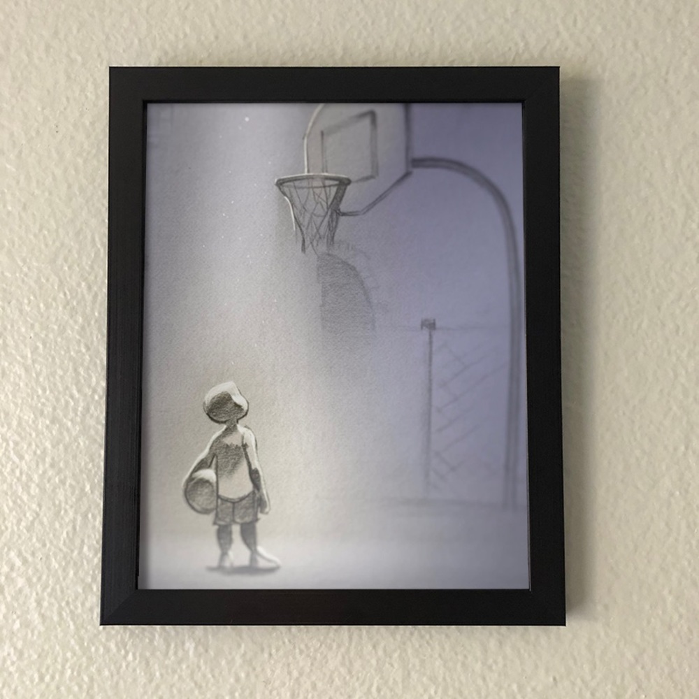 Dear Basketball Kobe Bryant Wall Art